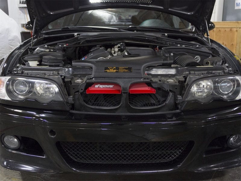 aFe MagnumFORCE Intakes Scoops AIS BMW 3-Series/ M3 (E46) 01-06 L6 - Matte Red Secondary image