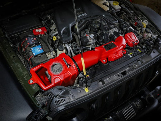 Kies-Motorsports aFe aFe Momentum GT Pro DRY S Cold Air Intake System 2018+ Jeep Wrangler (JL) V6 3.6L (Red Edition)