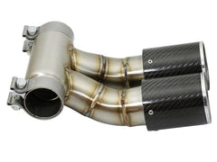 Kies-Motorsports aFe aFe Power 13-14 Porsche Cayman S / Boxster S Carbon Fiber Exhaust Tip Upgrade
