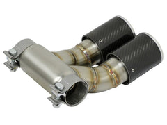 Kies-Motorsports aFe aFe Power 13-14 Porsche Cayman S / Boxster S Carbon Fiber Exhaust Tip Upgrade