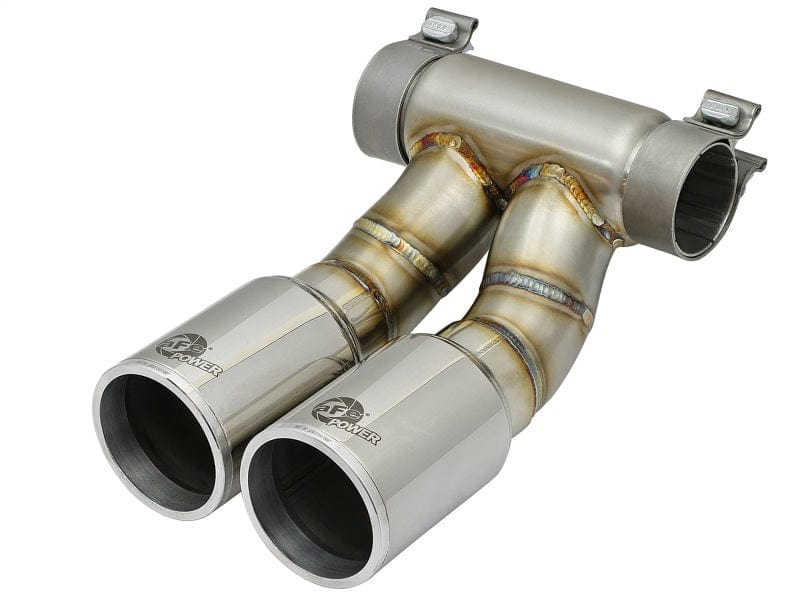 Kies-Motorsports aFe aFe Power 13-14 Porsche Cayman S / Boxster S Polish Exhaust Tip Upgrade Main image