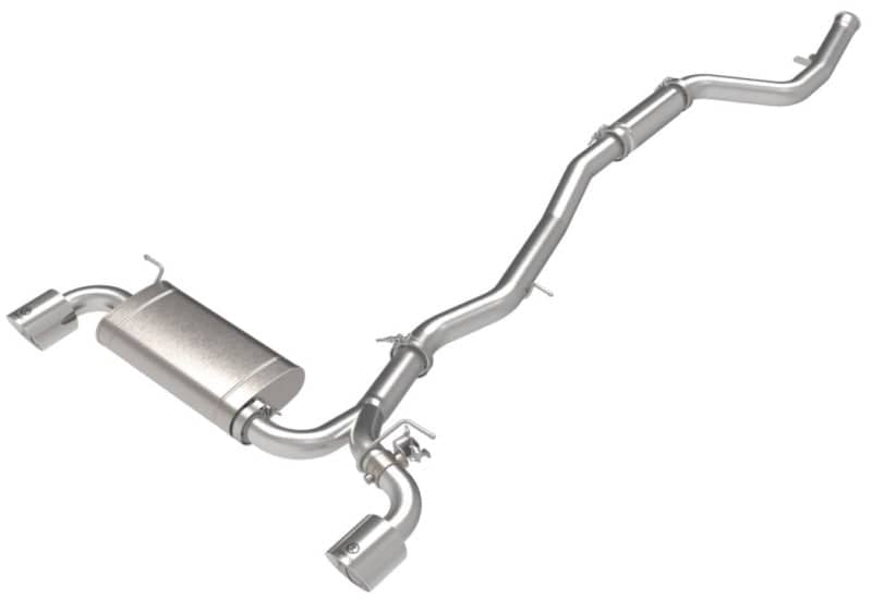 Kies-Motorsports aFe aFe POWER Takeda 2021 Toyota Supra 2.0L (t) 2.5in-3in 304 SS CB Exhaust w/ Polished Tips