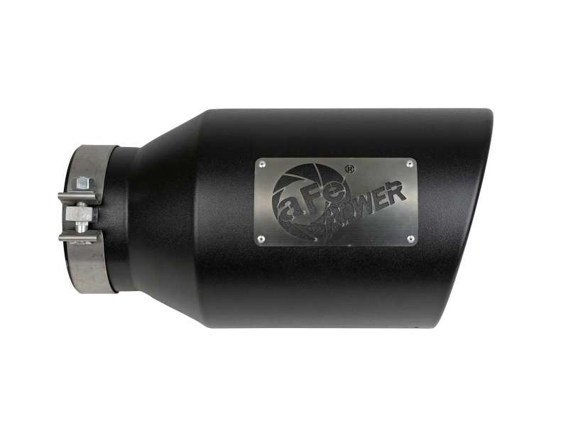 Kies-Motorsports aFe aFe Power Universal 5in Inlet 8in Outet MACH Force-XP Clamp-On Exhaust Tip - Black