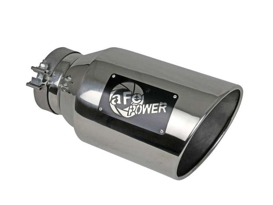 Kies-Motorsports aFe aFe Power Universal 5in Inlet 8in Outet MACH Force-XP Clamp-On Exhaust Tip - Polished