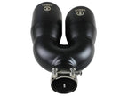 Kies-Motorsports aFe aFe Takeda 2.5in 304 Stainless Steel Clamp-on Exhaust Tip Driver Side 2.5in Inlet 4inDual-Black
