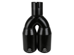 Kies-Motorsports aFe aFe Takeda 304 Stainless Steel Clamp-on Exhaust Tip Black 2-1/2ininlet x 3-1/2in Outlet X 12in L