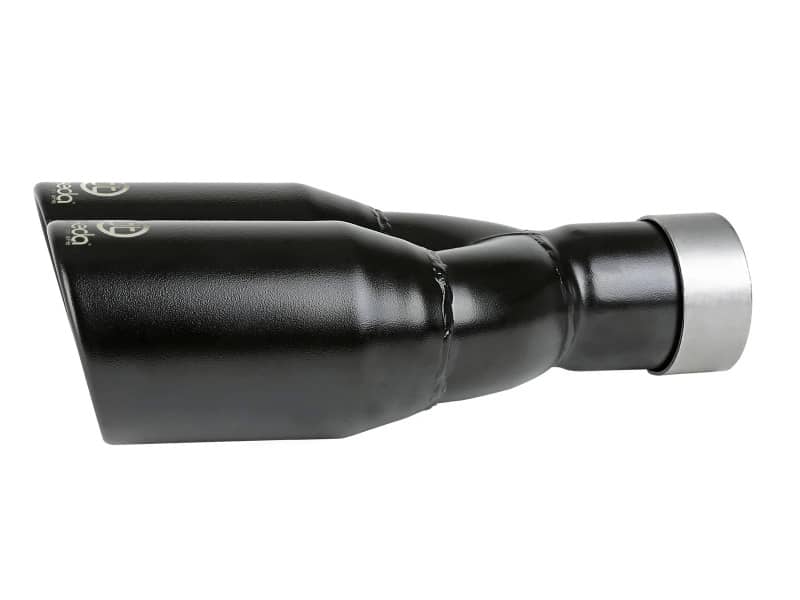 Kies-Motorsports aFe aFe Takeda 304 Stainless Steel Clamp-on Exhaust Tip Black 2-1/2ininlet x 3-1/2in Outlet X 12in L