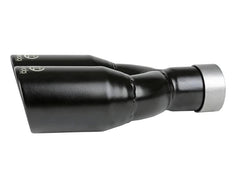 Kies-Motorsports aFe aFe Takeda 304 Stainless Steel Clamp-on Exhaust Tip Black 2-1/2ininlet x 3-1/2in Outlet X 12in L