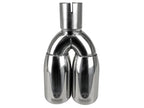 Kies-Motorsports aFe aFe Takeda 304 Stainless Steel Clamp-on Exhaust Tip Polished 2-1/2ininlet x 3-1/2in Outlet X 12in L