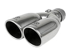 Kies-Motorsports aFe aFe Takeda 304 Stainless Steel Clamp-on Exhaust Tip Polished 2-1/2ininlet x 3-1/2in Outlet X 12in L