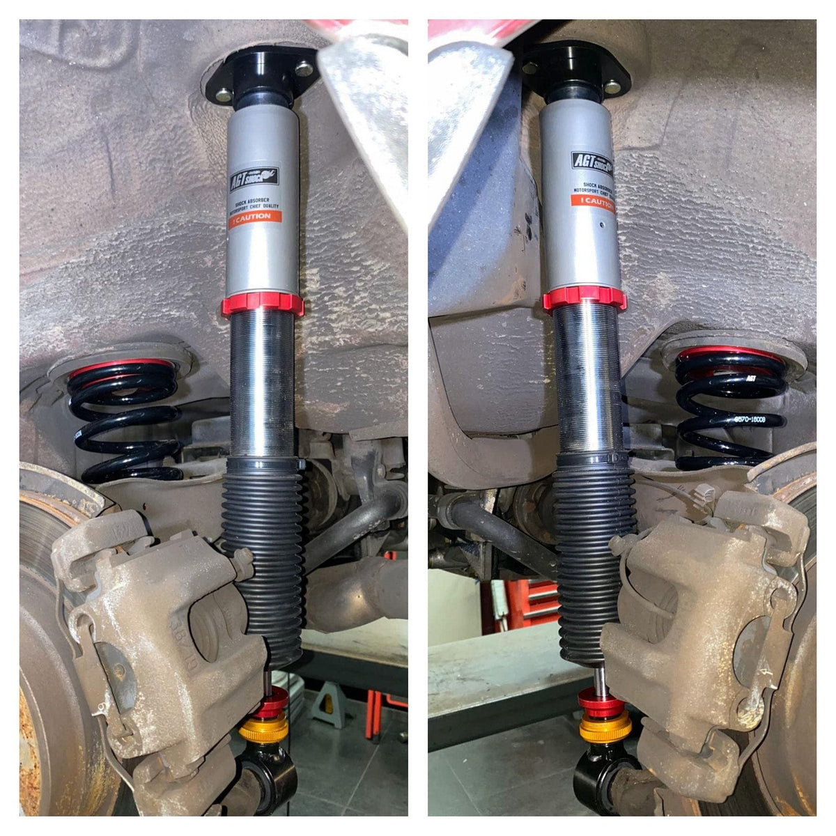 Kies-Motorsports AGT Shock AGT Shock 1992-1998	E36	3 SERIES MK3 Front  Inverted Fork/Rear Flip -	Front Spring Rate:	8K200 Rear Spring Rate: 8K160 Main image