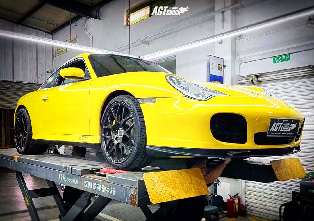 Kies-Motorsports AGT Shock AGT Shock 1998-2005 996 4WD 911 CARRERA Front Inverted Fork/Rear Vertical Fork-Front Spring Rate: 7K170 Rear Spring Rate: 9K200 Main image