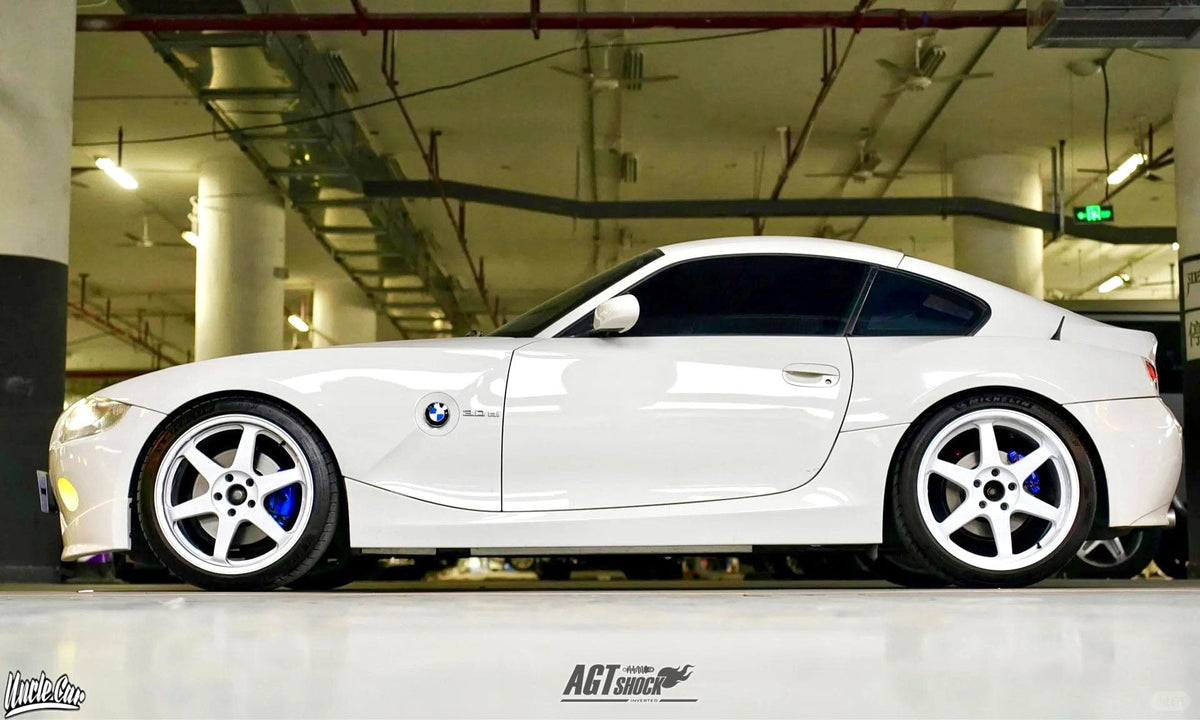 Kies-Motorsports AGT Shock AGT Shock 2003-2009 E85/E86 RWD Z4 Front Inverted Fork/Rear Flip-Front Spring Rate: 7K190 Rear Spring Rate: 8K160 Main image