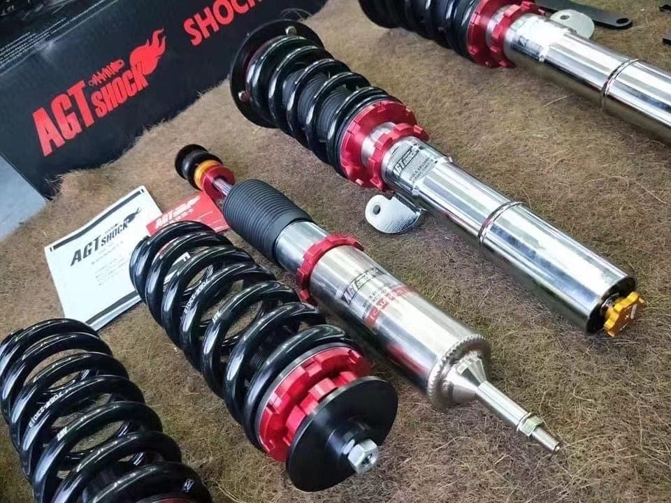 Kies-Motorsports AGT Shock AGT Shock 2004-2013	E81/E82 RWD 1 SERIES MK1 M COUPE Front Inverted Fork/Rear Vertical Fork-Front Spring Rate: 6K210 Rear Spring Rate: 7K230