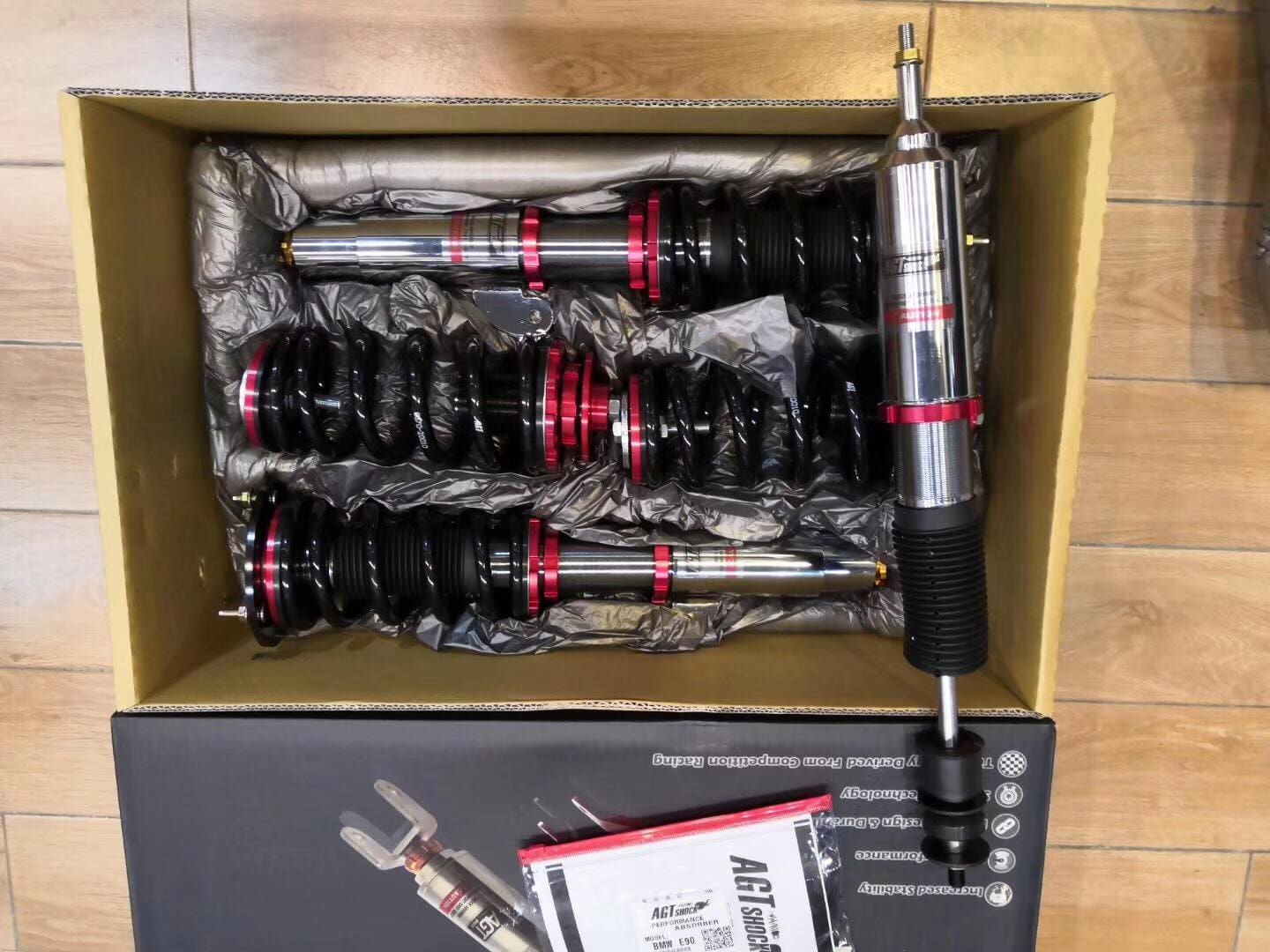 Kies-Motorsports AGT Shock AGT Shock 2004-2013 E87/E88 RWD 1 SERIES MK1 M COUPE Front Inverted Fork/Rear Vertical Fork-Front Spring Rate: 6K210 Rear Spring Rate: 7K230