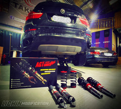 Kies-Motorsports AGT Shock AGT Shock 2008-2014 E71	X6 Front/ Rear: Inverted Fork-Front Spring Rate: 12K210 Rear Spring Rate: 10K220