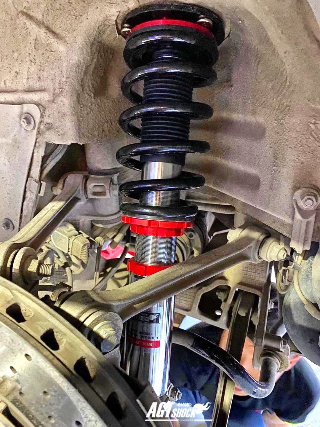Kies-Motorsports AGT Shock AGT Shock 2011-2016 991.1 911 CARRERA Front Inverted Fork/Rear Vertical Fork-Front Spring Rate: 8K150 Rear Spring Rate: 8K200 Main image