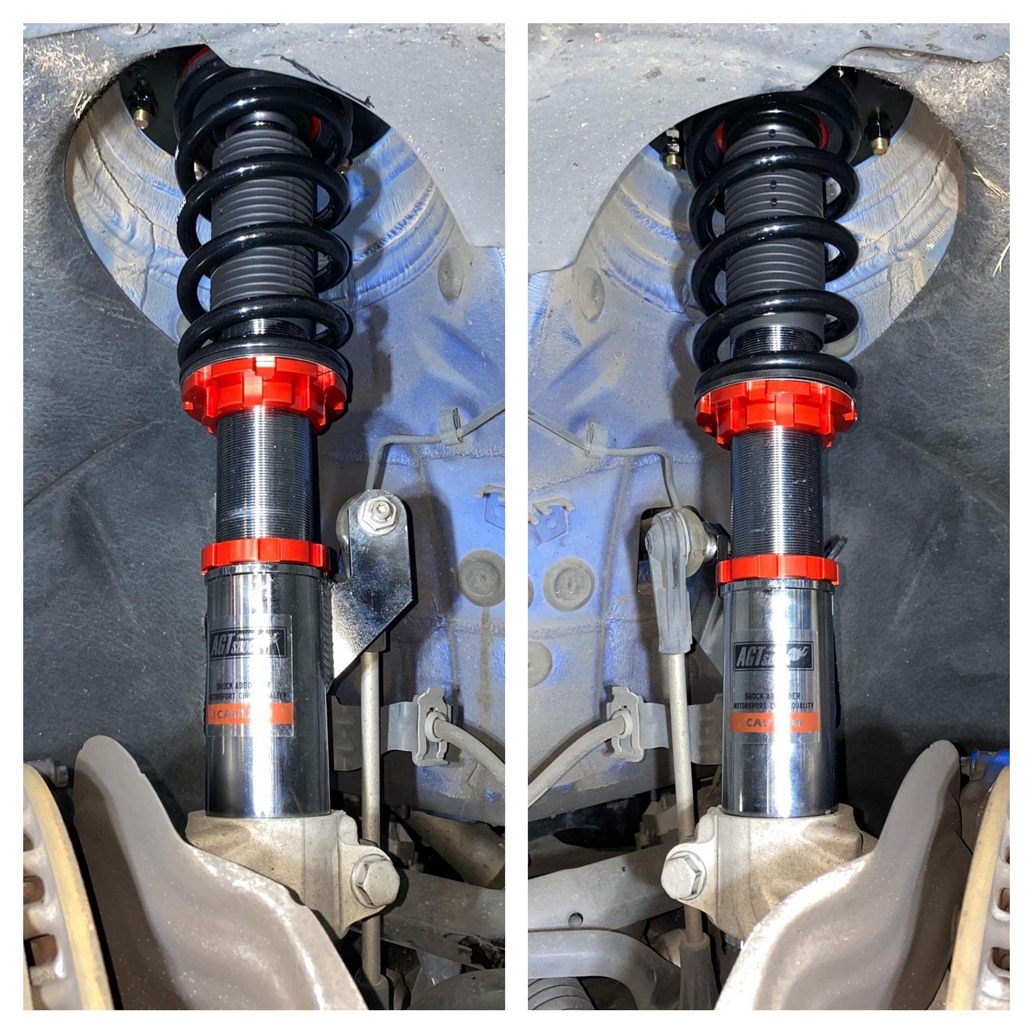 AGT Shock 2011-2018 F20 /F21 RWD 1 SERIES MK2 Front  Inverted Fork/Rear Flip - Front Spring Rate:6K180	Rear Spring Rate:7K230 Secondary image