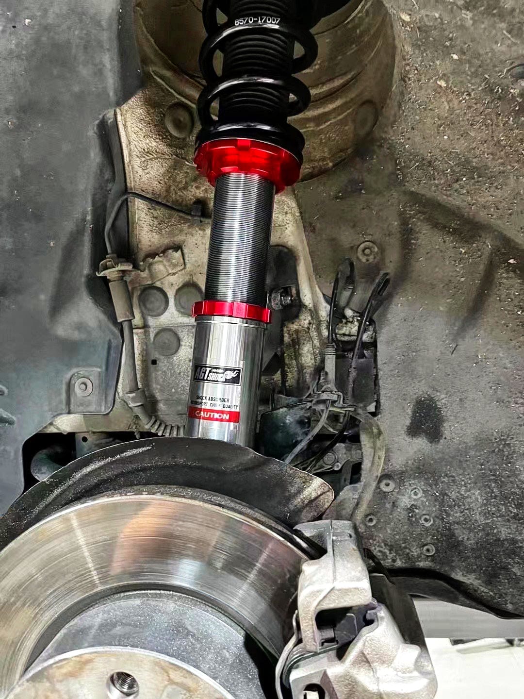 Kies-Motorsports AGT Shock AGT Shock 2014+	F22/ F23 RWD 2 SERIES MK1 Front  Inverted Fork/Rear Flip - Front Spring Rate: 6K180 Rear Spring Rate:7K230