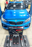 Kies-Motorsports AGT Shock AGT Shock 2016+	F87  M2 RWD/ 2 SERIES M2 Front  Inverted Fork/Rear Flip - Front Spring Rate: 8K180 Rear Spring Rate: 10K220