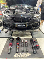 Kies-Motorsports AGT Shock AGT Shock 2016+ F87 M2C/M2CS 2 SERIES M2 Front Inverted Fork/Rear Flip - Front Spring Rate: 8K180 Rear Spring Rate: 10K220 Part# BW-45-02