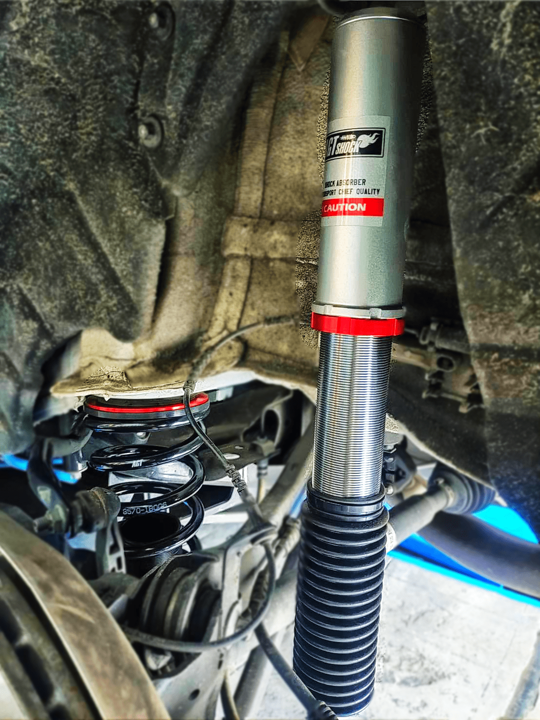 Kies-Motorsports AGT Shock AGT Shock 2020+ F40 1 SERIES MK3 Front  Inverted Fork/Rear Flip - Front Spring Rate:7K210 Rear Spring Rate: 10K200