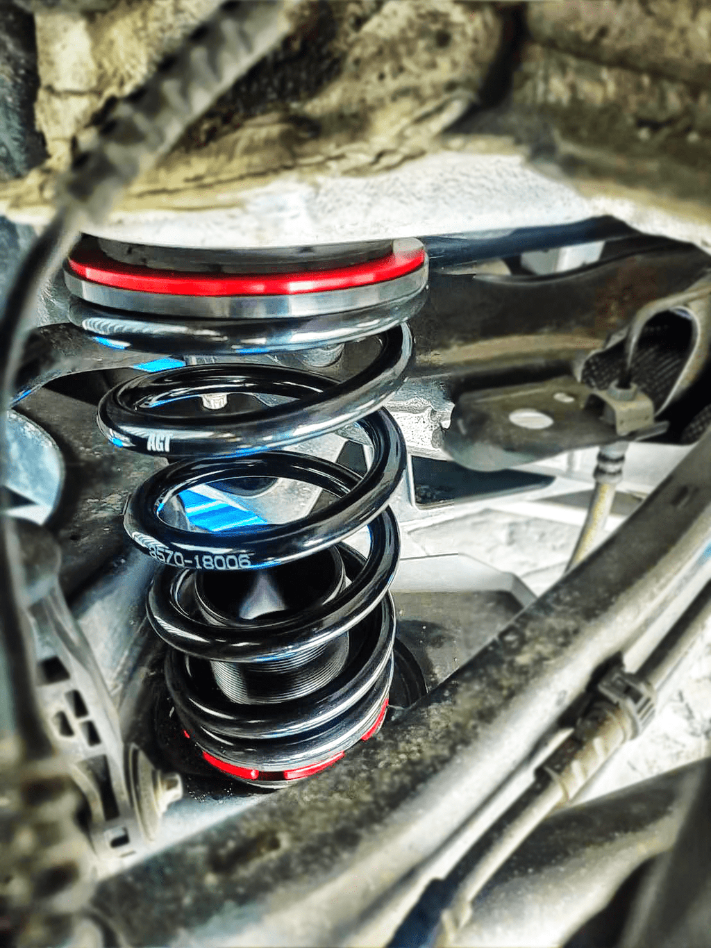 Kies-Motorsports AGT Shock AGT Shock 2020+ F40 1 SERIES MK3 Front  Inverted Fork/Rear Flip - Front Spring Rate:7K210 Rear Spring Rate: 10K200