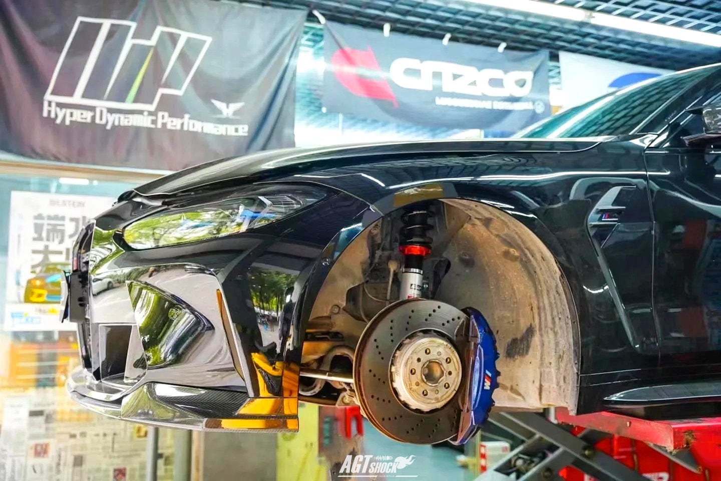 Kies-Motorsports AGT Shock AGT Shock 2021+	G82/G83/4WD 4 SERIES M4 MK2 Front Inverted Fork/Rear Flip - Front Spring Rate: 7K210 Rear Spring Rate: 10K200