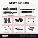 Kies-Motorsports Air Lift Air Lift Performance 15-20 Audi A3 / 15-24 VW GTI Coilover Kit