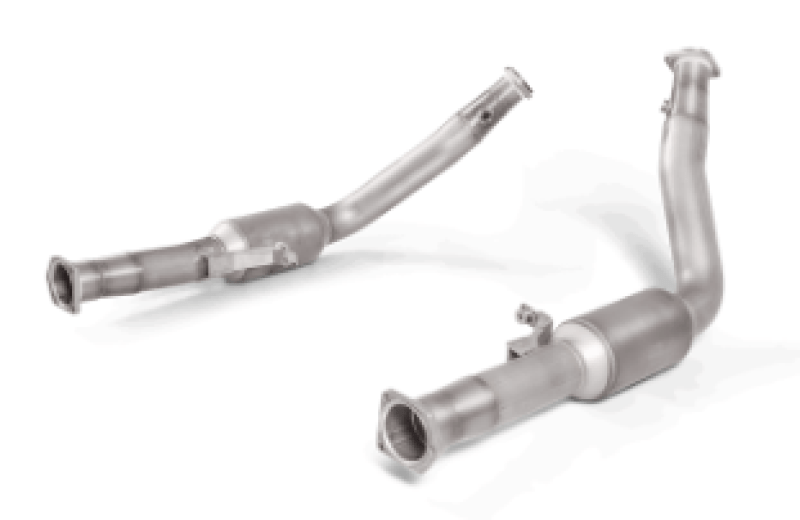 Kies-Motorsports Akrapovic Akrapovic 15-17 Mercedes Benz G63 AMG (W463) DownPipes w/ Cats (SS) Main image