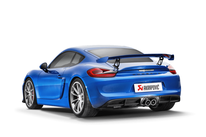 Kies-Motorsports Akrapovic Akrapovic 16-16 Porsche Boxster Spyder / Cayman GT4 (981) Slip-On Line (Titanium) w/ Titanium Tips
