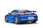 Kies-Motorsports Akrapovic Akrapovic 16-16 Porsche Boxster Spyder / Cayman GT4 (981) Slip-On Line (Titanium) w/ Titanium Tips