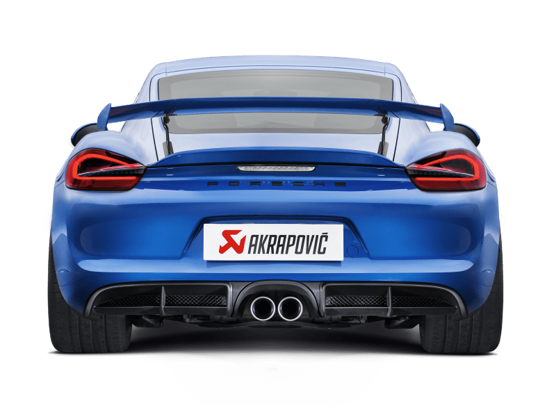 Kies-Motorsports Akrapovic Akrapovic 16-16 Porsche Boxster Spyder / Cayman GT4 (981) Slip-On Line (Titanium) w/ Titanium Tips