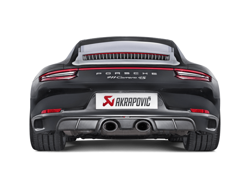 Akrapovic 16-17 Porsche 911 Carrera S/4/4S/GTS (991.2) Slip-On Line (Titanium) w/ Titanium Tips Secondary image