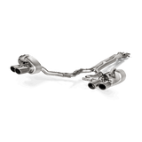 Kies-Motorsports Akrapovic Akrapovic 17-18 Porsche Panamera Turbo Evolution Line Cat Back (Titanium) (Tips Not Incl.)