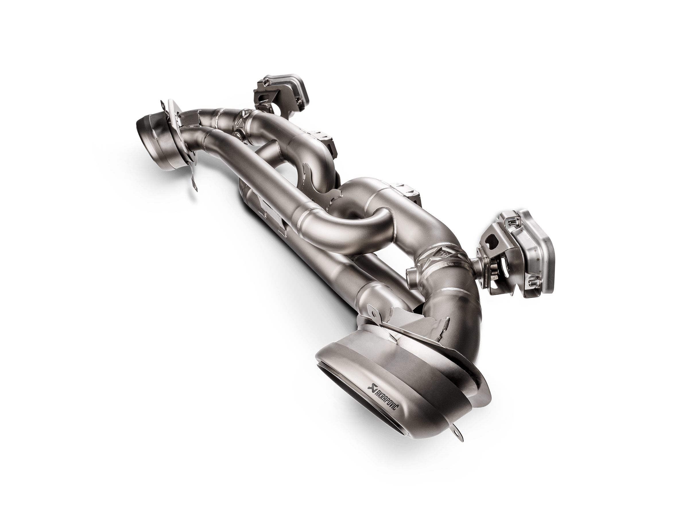 Akrapovic 20-21 Porsche 911 Turbo/Turbo S (992) Slip-On Race Line (Titanium) (REQUIRES TIPS) Secondary image