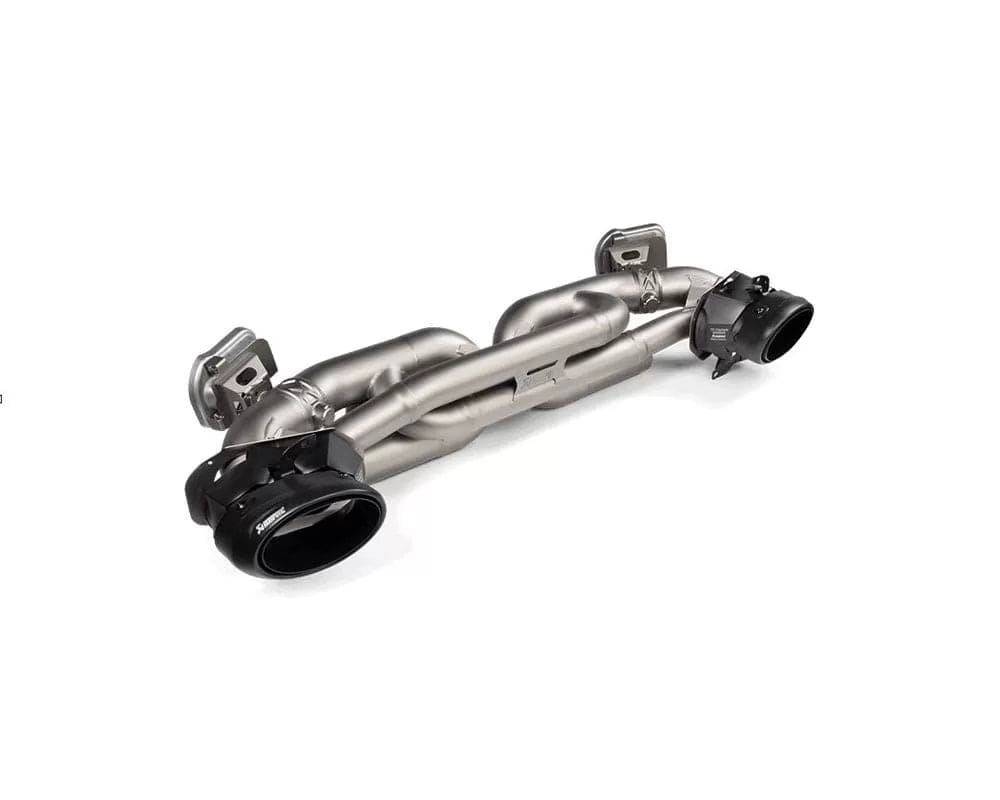 Kies-Motorsports Akrapovic Akrapovic 20-21 Porsche 911 Turbo/Turbo S (992) Slip-On Race Line (Titanium) w/Black Titanium Tips