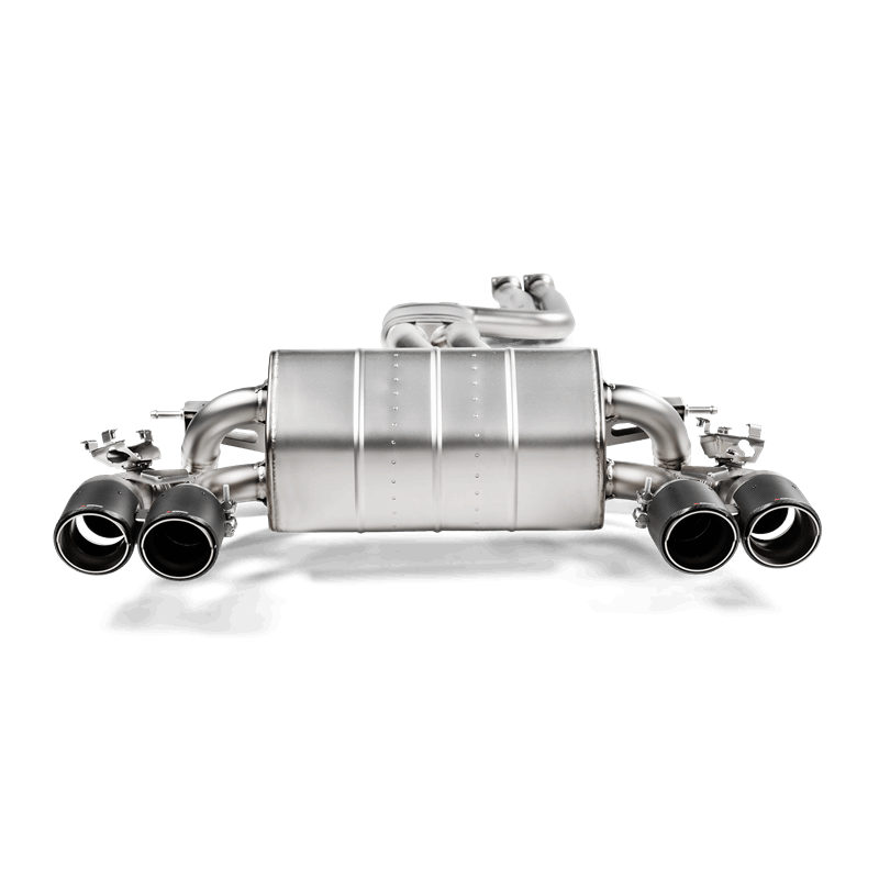 Kies-Motorsports Akrapovic Akrapovic 2018+ BMW M2 Competition/M2 CS (F87N) Slip-On Line (Titanium) w/Carbon Fiber Tips Main image