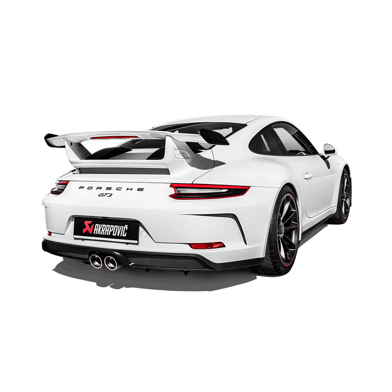 Akrapovic 2018 Porsche 911 GT3 (991.2) Slip-On Race Line (Titanium) w/Titanium Tail Pipe Set Secondary image