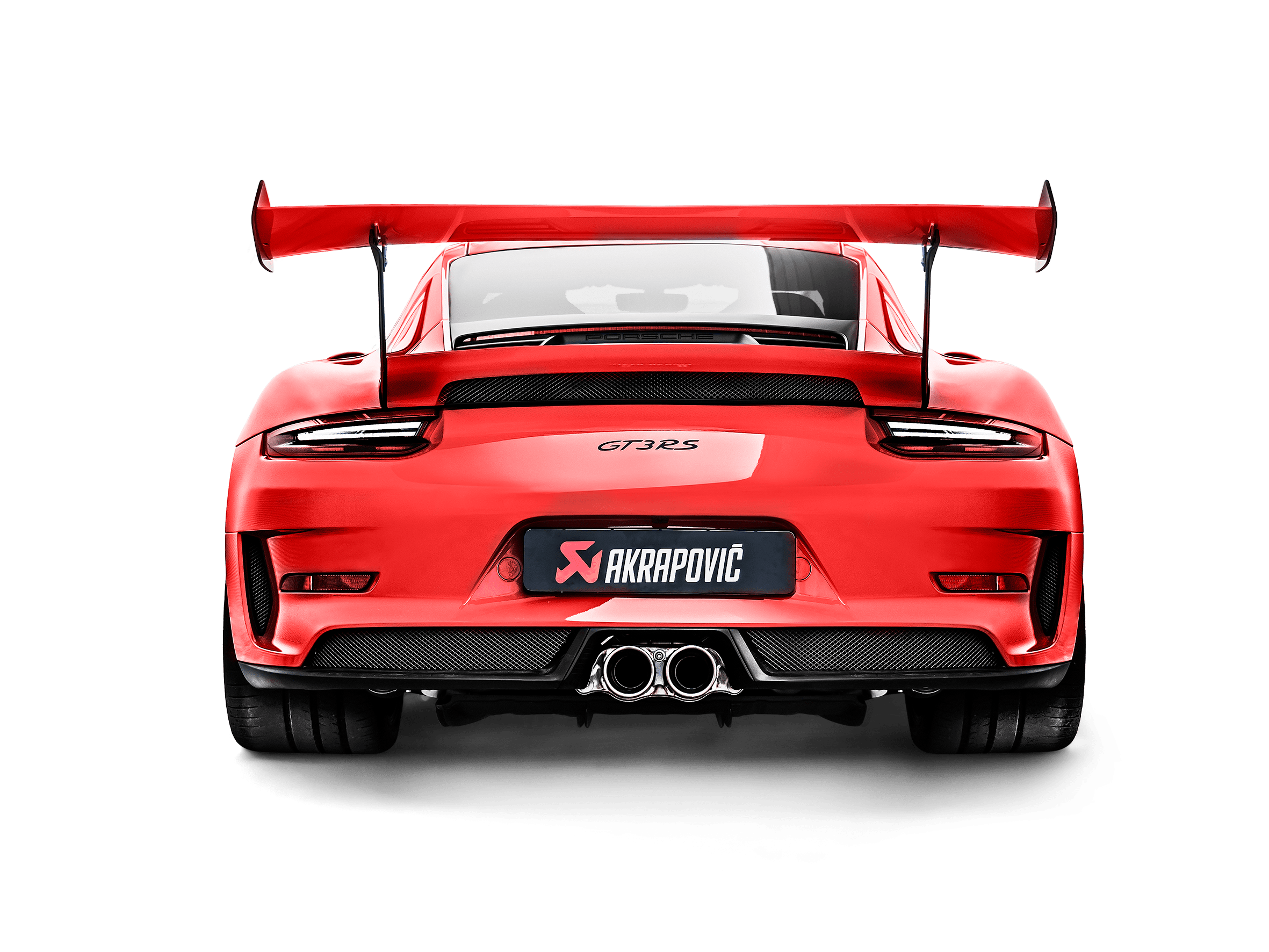 Akrapovic 2018 Porsche 911 GT3 RS (991.2) Slip-On Race Line (Titanium) w/Titanium Tips Secondary image