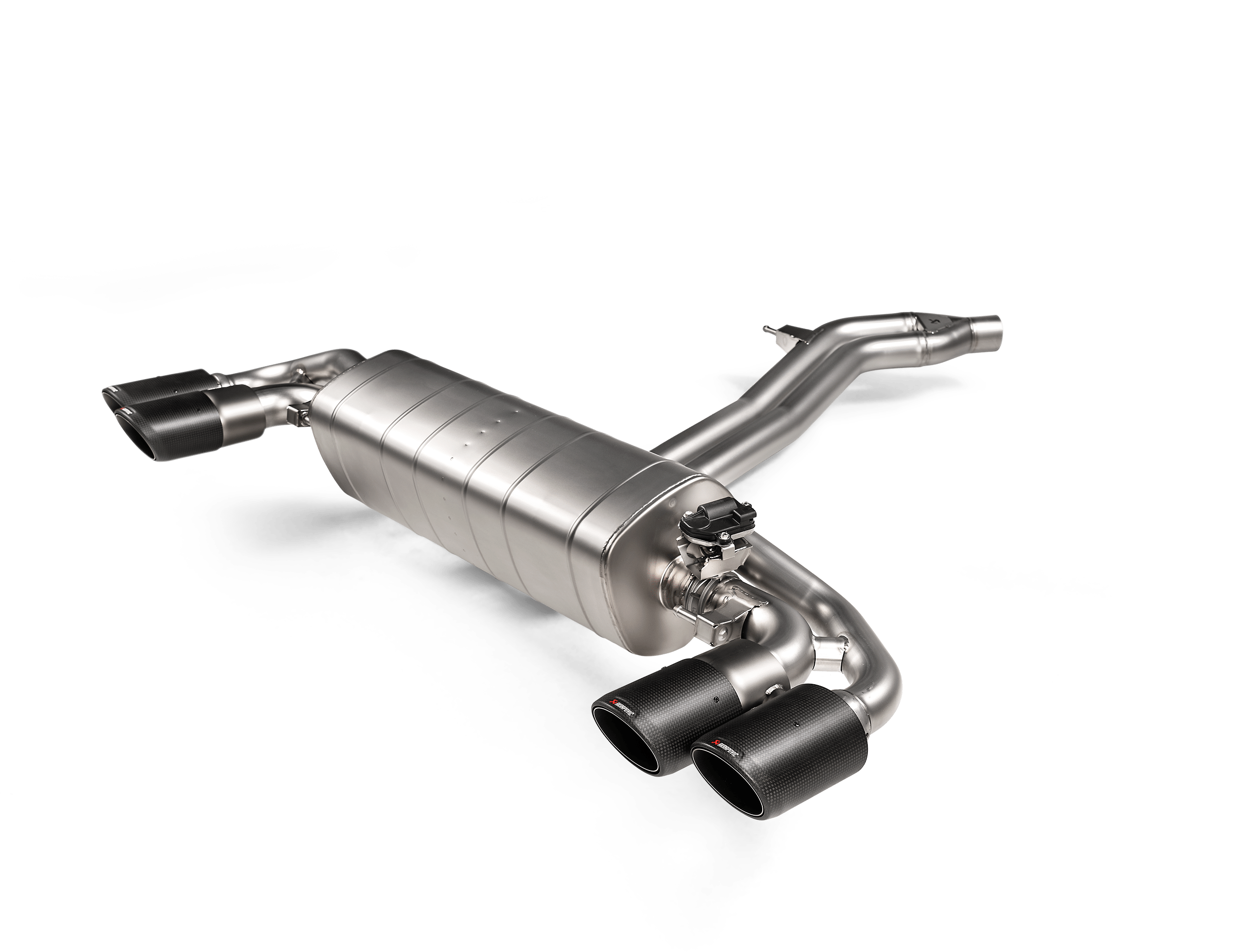 Akrapovic 2018+ Porsche Cayenne V6 (536) Evolution Line Cat Back (Titanium) w/Carbon Fiber Tips Secondary image