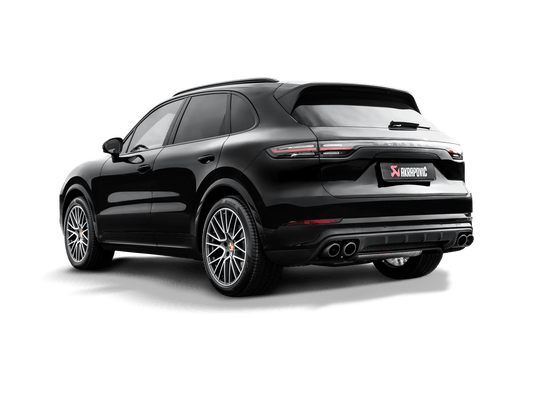 Kies-Motorsports Akrapovic Akrapovic 2018+ Porsche Cayenne V6 (536) Evolution Line Cat Back (Titanium) w/Carbon Fiber Tips
