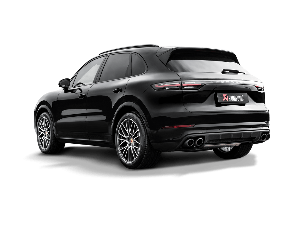 Kies-Motorsports Akrapovic Akrapovic 2018+ Porsche Cayenne V6 (536) Evolution Line Cat Back (Titanium) w/Titanium Tips