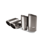 Kies-Motorsports Akrapovic Akrapovic 2018+ Porsche Cayenne V6 (536) Tail Pipe Set (Titanium)