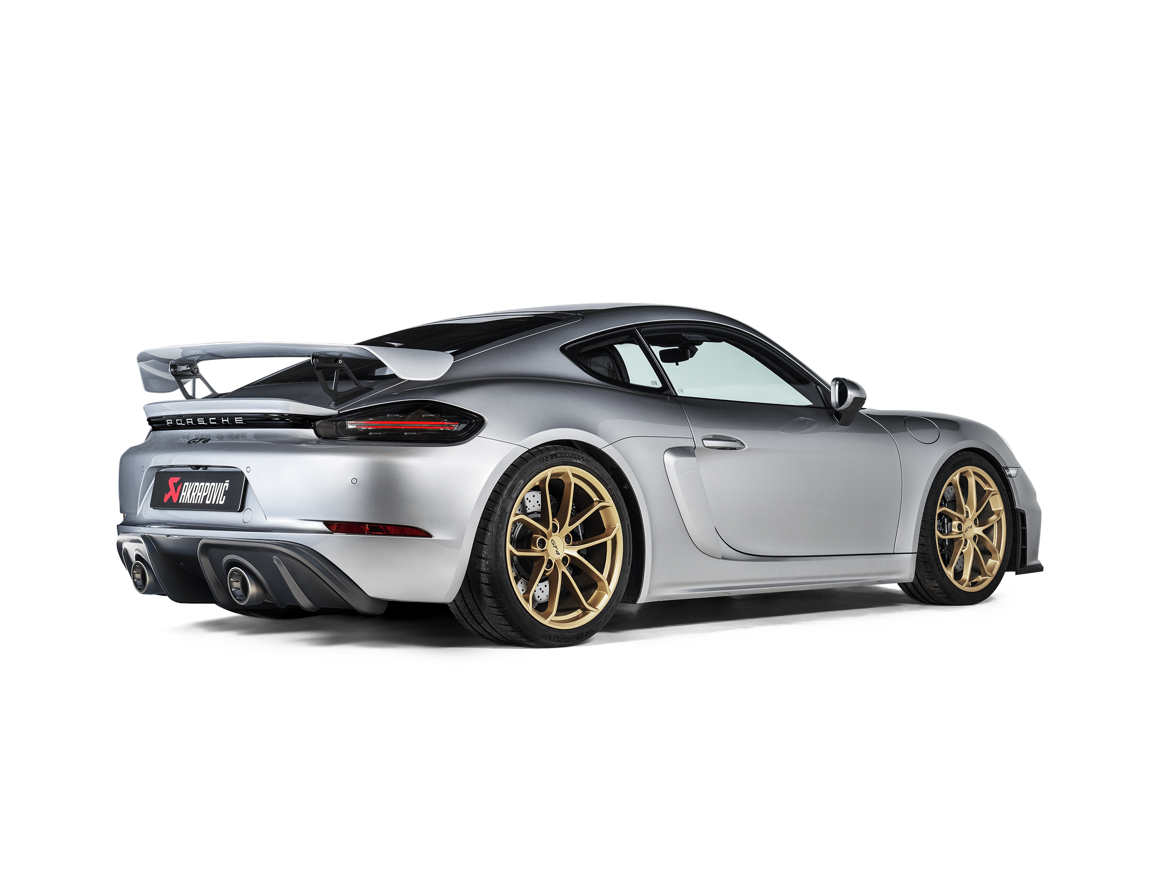 Akrapovic 2020+ Porsche Cayman GT4 (718) Rear Carbon Fiber Diffuser - Matte Secondary image