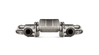 Kies-Motorsports Akrapovic Akrapovic 2020+ Porsche Cayman GT4 (718) Slip-On Line (Option 2) w/Black Coated Titanium Tips