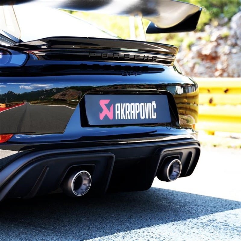 Kies-Motorsports Akrapovic Akrapovic 2020+ Porsche Cayman GT4 (718) Tail Pipe Set (Titanium) Main image