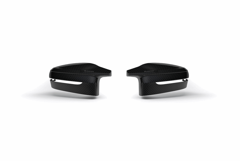 Kies-Motorsports Akrapovic Akrapovic 2021+ BMW (G87) M2, (G80) M3 &amp; (G82) M4 Mirror Cap Set- Gloss Carbon Main image