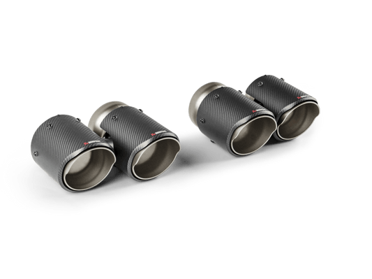 Kies-Motorsports Akrapovic Akrapovic 2024+ BMW M5 (G90,G99) Round Carbon Fiber Tail Pipe Set
