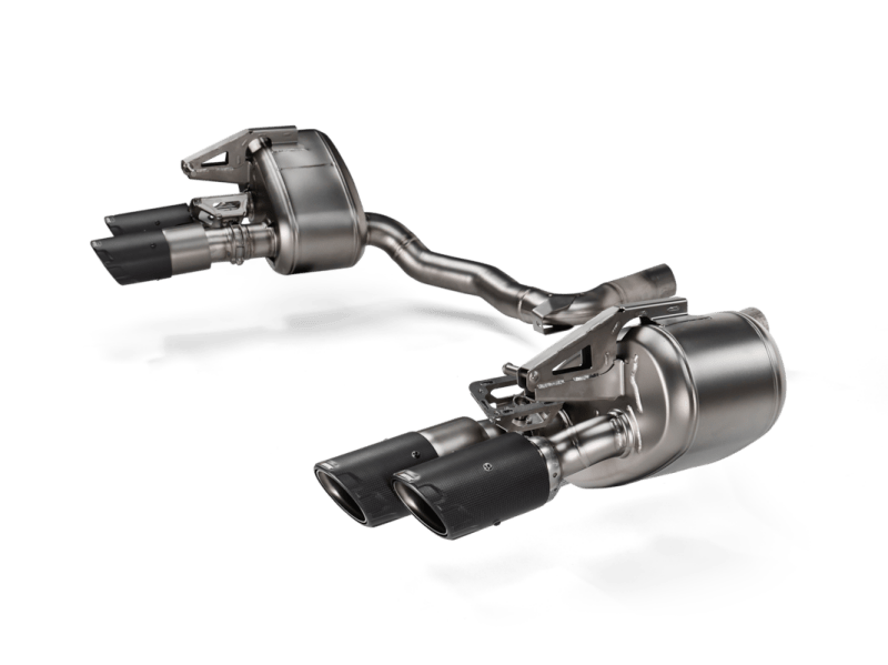Kies-Motorsports Akrapovic Akrapovic 2024+ Porsche Panamera Slip-On Line (Titanium) w/ Carbon Tips: Requires V6 or V8 fit kit Main image